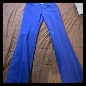 Express blue columnist pants size 4